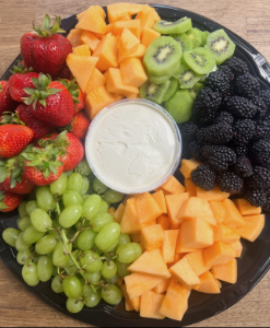 fruit and cheese tray